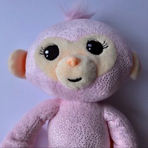 Fingerling plush monkey pink glitter ten inches